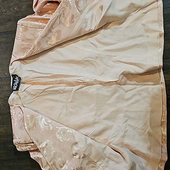 STUNNING URSULA OF SWITZERLAND LIGHT PINK PAISLEY SKIRT SUIT - Picture 12 of 14